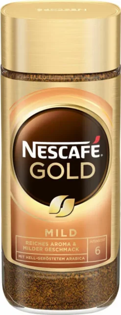 Nescafé® Nescafé Gold Mild | Löslicher Kaffee | 200g-Glas -Kaffee Verkäufe 5180226be044506d72c5d1b5cde922e5