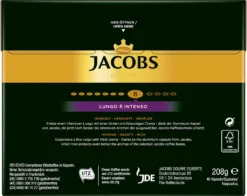 JACOBS Kapseln Nespresso®* Kompatibel 2 X 40 Lungo 8 Intenso + 2 X 40 Espresso 10 Intenso XXL-Pack - Insgesamt 160 Getränke 6 JACOBS Kapseln Nespresso®* Kompatibel 2 X 40 Lungo 8 Intenso + 2 X 40 Espresso 10 Intenso XXL-Pack - Insgesamt 160 Getränke -Kaffee Verkäufe 579039b67a64a47c167969a6b55955ae