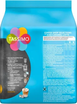 TASSIMO Kapseln Typ Iced Caramel Latte Coffee Shop Selections Discs 8 Getränke 10 TASSIMO Kapseln Typ Iced Caramel Latte Coffee Shop Selections Discs 8 Getränke -Kaffee Verkäufe 594ba82addb1543ebea4e4397bcd6e9d