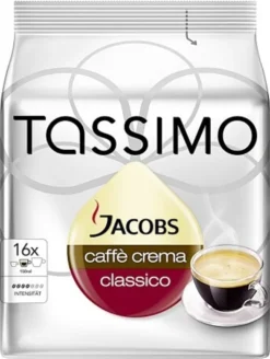 Tassimo Jacobs Caffè Crema Classico | 16 T Discs, Kaffeekapseln -Kaffee Verkäufe 5c4fff3e65c4ad237fafa2141508e7ca