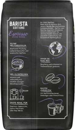 JACOBS Kaffeebohnen Barista Editions Espresso 2x1kg Ganze Bohne + Aluminium Dose Im Barista Design -Kaffee Verkäufe 5cecd597e2ea81a5ad6d72fde7b1f921