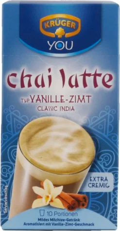 Krüger You Chai Latte Typ Vanille-Zimt Classic India Extra Cremig | 10 Portionen -Kaffee Verkäufe 5df7e19cc55817dea244756904721a3b