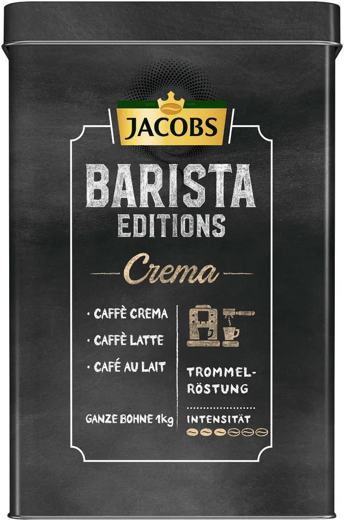 JACOBS Kaffeebohnen Krönung Crema 3 Kg Ganze Geröstete Bohnen + 1 Jacobs Barista Becher + 1 Dose 8 JACOBS Kaffeebohnen Krönung Crema 3 Kg Ganze Geröstete Bohnen + 1 Jacobs Barista Becher + 1 Dose – Bild 8
