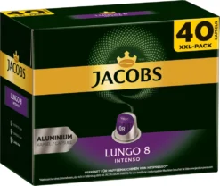 JACOBS Kapseln Lungo Intenso 5 X 40 Nespresso®* Kompatible Kaffeekapseln -Kaffee Verkäufe 5ffed38f268b5adcf1b22ac951b000a6