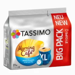 TASSIMO Morning Café XL Mild & Smooth, Kaffeekapseln, XL 21er -Kaffee Verkäufe 6167c6f7825e1c7d996eb7ff8d0740ac