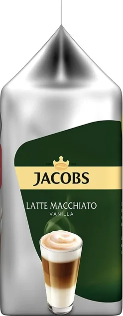 TASSIMO Jacobs Typ Latte Macchiato Vanilla 5er Pack T Discs Kapseln 5x8 Getränke -Kaffee Verkäufe 624e05a7be5da10296b3ec67635dc934