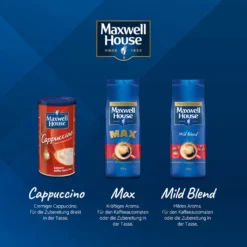 MAXWELL HOUSE Löskaffee Mild Blend Löslicher Kaffee Instantkaffee 8 X 500 G Beutel -Kaffee Verkäufe 642aacadca44bd852f0130520df9ef66