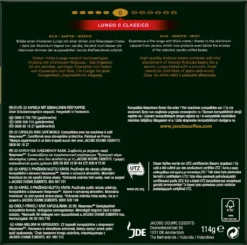 JACOBS Kapseln Lungo 6 Classico 10 X 20+2 Nespresso®* Kompatible Kaffeekapseln -Kaffee Verkäufe 657ad163e366e87907fc8d680c0331b0