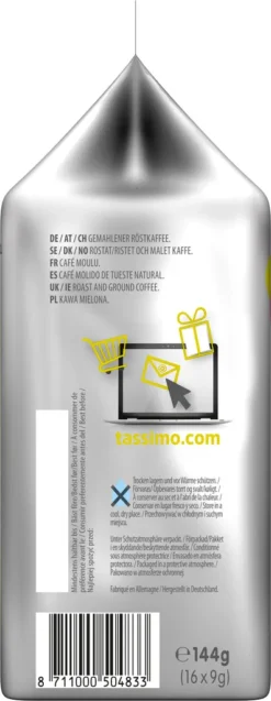 TASSIMO Jacobs Caffè Crema Intenso XL 5er Pack T Discs Kapseln 5 X 16 Getränke -Kaffee Verkäufe 661a3ff3d2f935dc1fa3a8ff279b6fba
