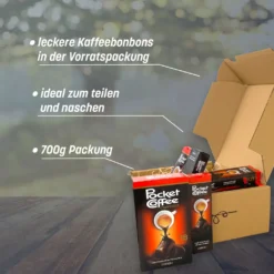Genussleben Box Mit 700g Ferrero Pocket Coffee Espresso -Kaffee Verkäufe 66301d7778ed8cf092c9102ae948edab
