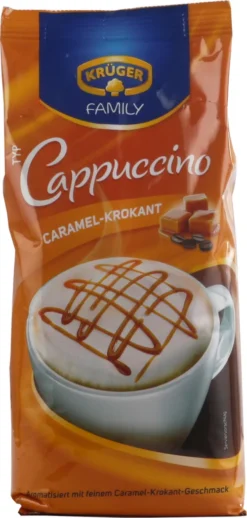 Krüger Family Cappuccino Caramel-Krokant | 500-g-Beutel -Kaffee Verkäufe 6788943fc54e551dd7ad596c0dfb4f5b