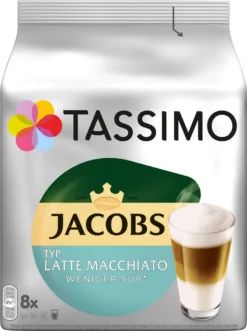 TASSIMO Kapseln 2 X Latte Macchiato Vielfaltspakete + Vivy 2 Schwarz Gratis -Kaffee Verkäufe 6adbe18d3adf372511b70a625f7ba564