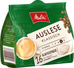 MELITTA Kaffeepads Auslese Klassisch 10x16 Pads Vollmundig Und Temperamentvoll -Kaffee Verkäufe 7187addffd44279cdbd29b270aba3b5a