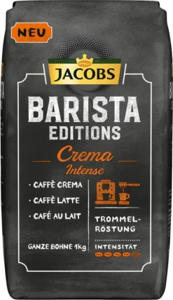 Jacobs Barista Editions Crema Intense, Bohnenkaffee, Ganze Bohnen, Röstkaffee, Kaffeebohnen, 4 X 1000 G 7 Jacobs Barista Editions Crema Intense, Bohnenkaffee, Ganze Bohnen, Röstkaffee, Kaffeebohnen, 4 X 1000 G -Kaffee Verkäufe 726a71cd0d7d2c35191da9012afe6c6d