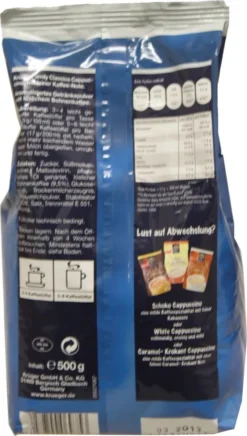 Krüger Family Cappuccino Classico | 500-g-Beutel 6 Krüger Family Cappuccino Classico | 500-g-Beutel -Kaffee Verkäufe 733806c9dc0c1e6c477842c44ab0770c