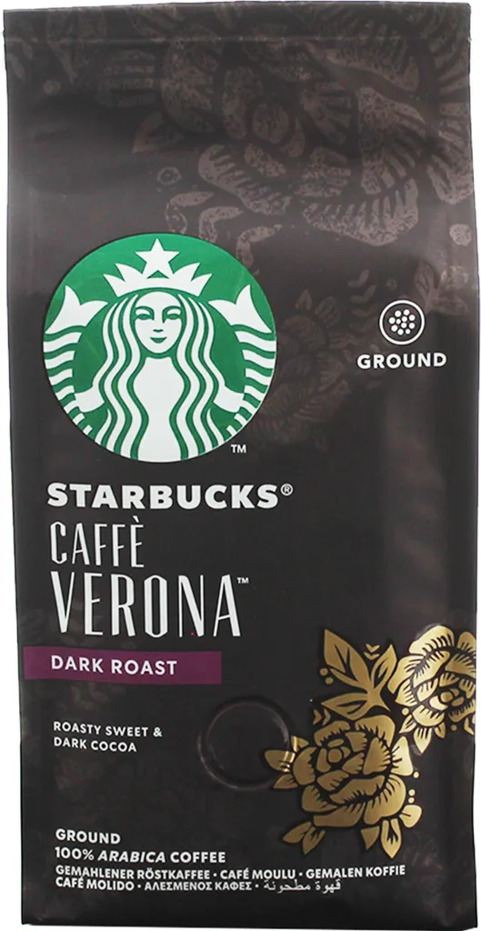 Nestlé® Starbucks Caffè Verona Kaffee, 2er Set, Dark Roast, Röstkaffee, Röstig Süß, Gemahlen, 2 X 200 G 2 Nestlé® Starbucks Caffè Verona Kaffee, 2er Set, Dark Roast, Röstkaffee, Röstig Süß, Gemahlen, 2 X 200 G – Bild 2