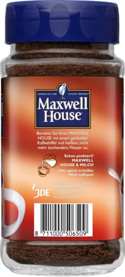 MAXWELL HOUSE Klassisch 6 X 200 G Gläser Löslicher Kaffee Instantkaffee -Kaffee Verkäufe 74b72fc1ca5d31129426c84b414e050d