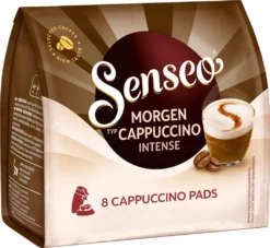 SENSEO Pads Typ Morgen Cappuccino Intense 10 X 8 Pads 80 Getränke 16 SENSEO Pads Typ Morgen Cappuccino Intense 10 X 8 Pads 80 Getränke -Kaffee Verkäufe 752db9dd19d9fb1d788a2db5ca977444
