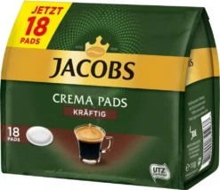 Jacobs Crema Pads Kräftig | 18 Senseo Kompatible Kaffeepads, 118 G -Kaffee Verkäufe 76dffdae11197d87ff61a0cc77fde121