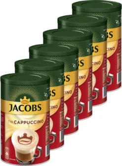 JACOBS Typ Cappuccino 6 X 400 G Dosen Feine Cremigkeit - Viel Schaum -Kaffee Verkäufe 78531c8a7c62981108f61278ee6b4e92
