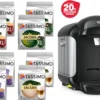 TASSIMO Kapseln Aktions-Paket 8 Packungen (4 Sorten) + Vivy 2 Schwarz Gratis