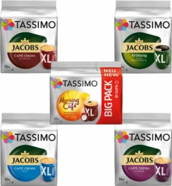 TASSIMO Vielfaltspaket XL Becherportion 5 Sorten Morning Café Mild Crema Intenso 7 TASSIMO Vielfaltspaket XL Becherportion 5 Sorten Morning Café Mild Crema Intenso -Kaffee Verkäufe 7ed295d8609b83ab672f81dad64ff414
