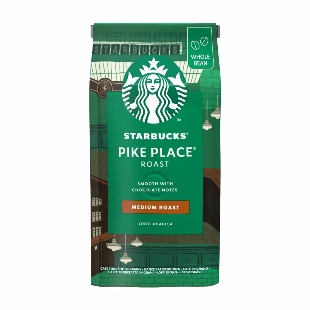 Nestlé® Starbucks Pike Place Roast, Medium, Ganze Bohne, 200 G 7 Nestlé® Starbucks Pike Place Roast, Medium, Ganze Bohne, 200 G – Bild 7