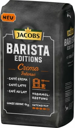 JACOBS Kaffeebohnen Barista Editions Crema Intense 3 Kg Geöstete Bohnen+ 1 Jacobs Barista Becher+ 1 Dose -Kaffee Verkäufe 821989862b942d4dba7a28d5f470b9c0 1