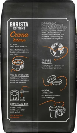 JACOBS Kaffeebohnen Barista Editions Crema Intense 3 Kg Geöstete Bohnen+ 1 Jacobs Barista Becher+ 1 Dose -Kaffee Verkäufe 8440c723851085915bbad5a50d31f929 1