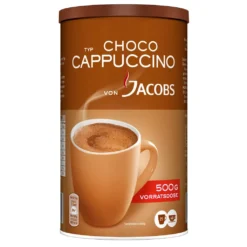JACOBS Typ Choco Cappuccino 6 X 500 G Cappuccinopulver Löslich 6 Dosen -Kaffee Verkäufe 8547168e546ec01a024400cd2f7b10f4