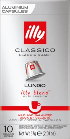 Illy - Classico Lungo Kaffeekapseln - 10 Kapseln
