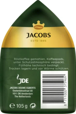 Jacobs Crema Pads | 16 Senseo Kompatible Kaffeepads -Kaffee Verkäufe 8adf09cc7b3d726cc0aa1eac3666bcf5