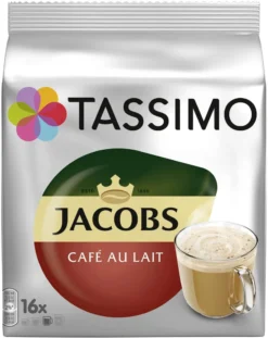 Tassimo Jacobs Café Au Lait | 16 T Discs, Kaffeekapseln -Kaffee Verkäufe 8c30c2588485d41b88c1812c730a0e14
