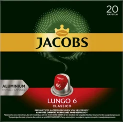 JACOBS Kapseln Lungo 6 Classico & Decaffeinato 6 Je 100 Nespresso®* Kompatibel -Kaffee Verkäufe 8d1d1419b56d4e27627f48482b5daebe 2