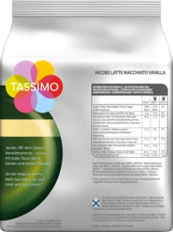 Tassimo Kapseln Jacobs Typ Latte Macchiato Vanilla | 8 Kaffeekapseln 8 Tassimo Kapseln Jacobs Typ Latte Macchiato Vanilla | 8 Kaffeekapseln -Kaffee Verkäufe 8d325224340800e82853dbe2be91f788
