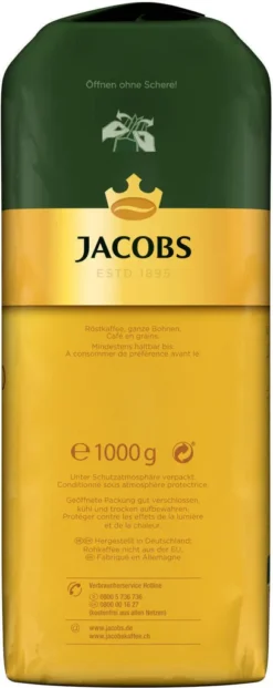 JACOBS Kaffeebohnen Expertenröstung Crema Italiano 4x1kg Ganze Kaffee Bohnen 16 JACOBS Kaffeebohnen Expertenröstung Crema Italiano 4x1kg Ganze Kaffee Bohnen -Kaffee Verkäufe 8dd707b13ada6380cc4f54df3b7d66e2