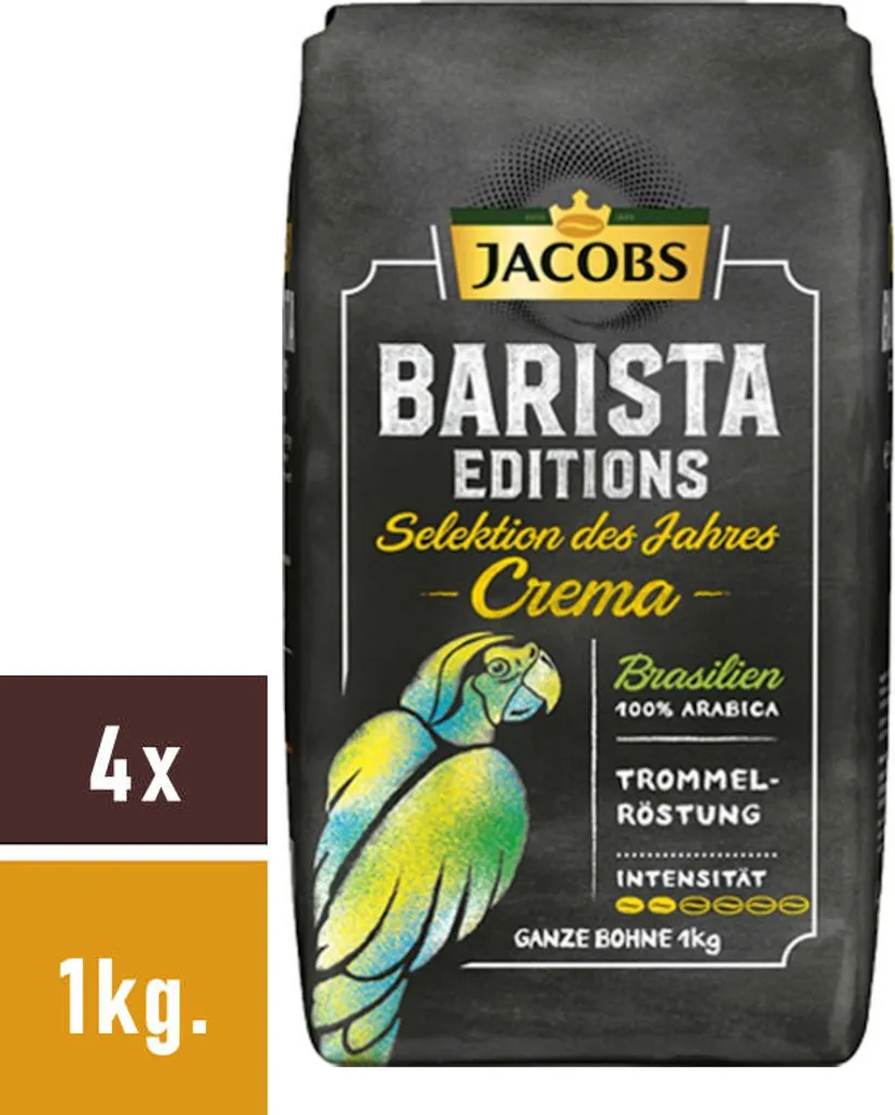 JACOBS Kaffeebohnen Barista Editions Crema Do Brasil 4 X 1 Kg Geröstete Bohnen 8 JACOBS Kaffeebohnen Barista Editions Crema Do Brasil 4 X 1 Kg Geröstete Bohnen – Bild 8