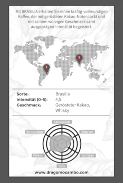 Mocambo Brasilia | Ganze Bohne | 1000g -Kaffee Verkäufe 9275ee5592199b999bcff3b277739606