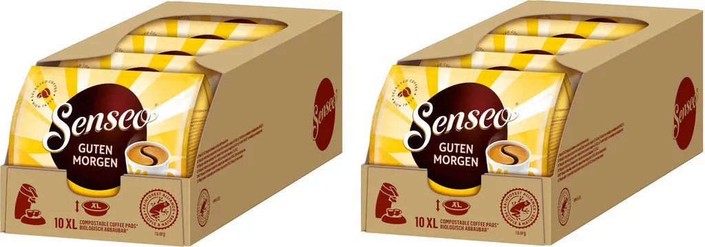 SENSEO Pads Guten Morgen XL Senseopads 100 Getränke Kaffeepads 1 SENSEO Pads Guten Morgen XL Senseopads 100 Getränke Kaffeepads