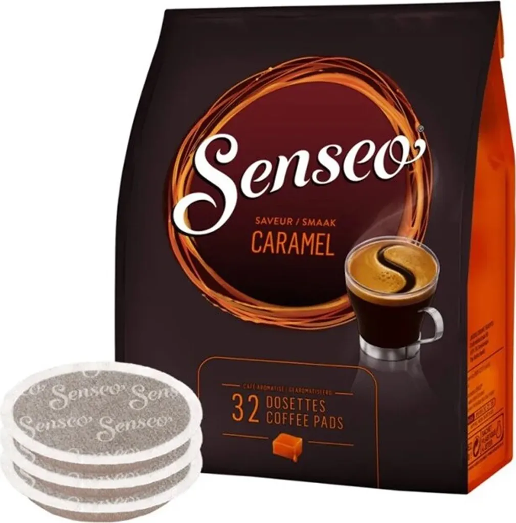 Senseo Kaffeepads Caramel, Karamellaroma, Kaffeepad Für Pad Maschinen, Aromatischer Kaffee, 32 Pads 1 Senseo Kaffeepads Caramel, Karamellaroma, Kaffeepad Für Pad Maschinen, Aromatischer Kaffee, 32 Pads