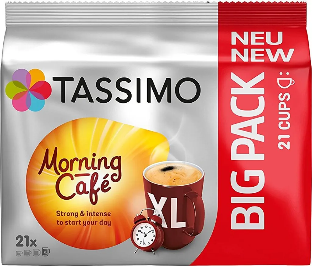 TASSIMO Morning Café XL 5er Pack T Discs Kaffee Kapseln 5 X 21 Getränke Big Pack 2 TASSIMO Morning Café XL 5er Pack T Discs Kaffee Kapseln 5 X 21 Getränke Big Pack – Bild 2