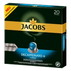 JACOBS Kapseln Decaffeinato 6 Lungo Entkoffeiniert 200 Nespresso®* Kompatibel -Kaffee Verkäufe 97aeff3352d4744069a3e825babad147