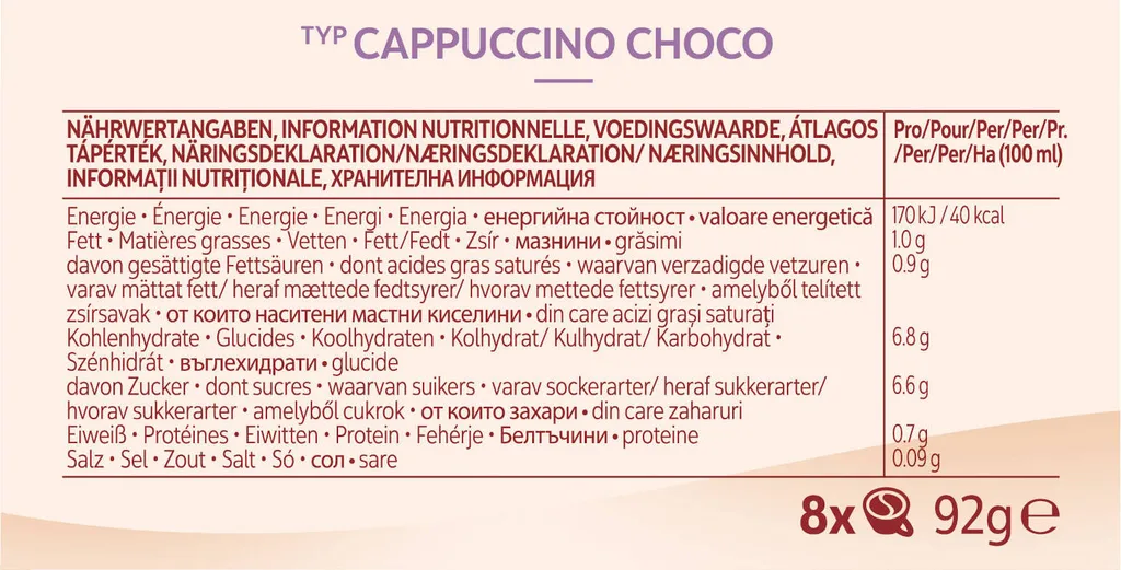 SENSEO Typ Cappuccino Choco Pads 10er Pack - 10 X 8 Getränke 8 SENSEO Typ Cappuccino Choco Pads 10er Pack - 10 X 8 Getränke – Bild 8