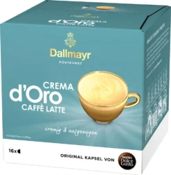 Nestlé® Nescafé Dolce Gusto Dallmayr Crema DOro Caffé Latte, Kaffeekapsel, Kaffee, 16 Kapseln -Kaffee Verkäufe 995ead691c25f50f1da2034fd8a12413