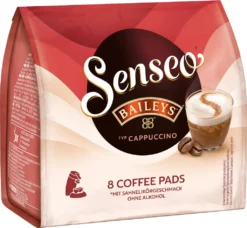 SENSEO Cappuccino Baileys Pads Sahnelikörgeschmack 10er Pack - 10 X 8 Getränke -Kaffee Verkäufe 997beaa94cc7c7c025e5ac73cffd2566