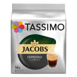 TASSIMO Jacobs Espresso Classico 5er Pack T Discs Kaffee Kapseln 5 X 16 Getränke -Kaffee Verkäufe 9c23e5ce424cefe441ada95d07d551c1