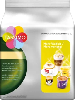TASSIMO Jacobs Caffè Crema Intenso XL 5er Pack T Discs Kapseln 5 X 16 Getränke -Kaffee Verkäufe 9cb7d2466f14772be99e16aca841b9bc
