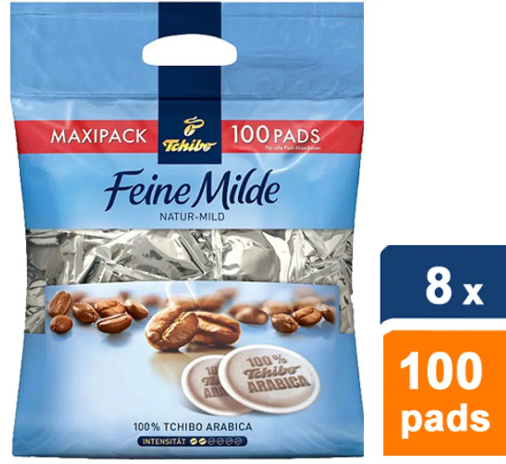Tchibo Feine Milde Kaffee-Pads, 800 Stück (8 X 100 Pads) 7 Tchibo Feine Milde Kaffee-Pads, 800 Stück (8 X 100 Pads) – Bild 7