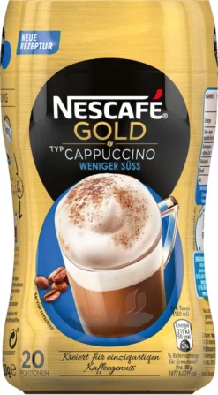 Nescafé® Nescafé Gold Typ Cappuccino Weniger Süß | 250g Dose -Kaffee Verkäufe a033d965c599f017d9554ad79c50d7de