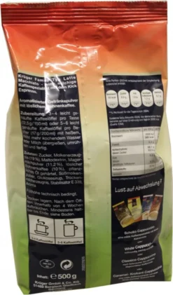 Krüger Family Latte Macchiato | 500-g-Beutel -Kaffee Verkäufe a1d2ac02735a68634920120bcc6342b0